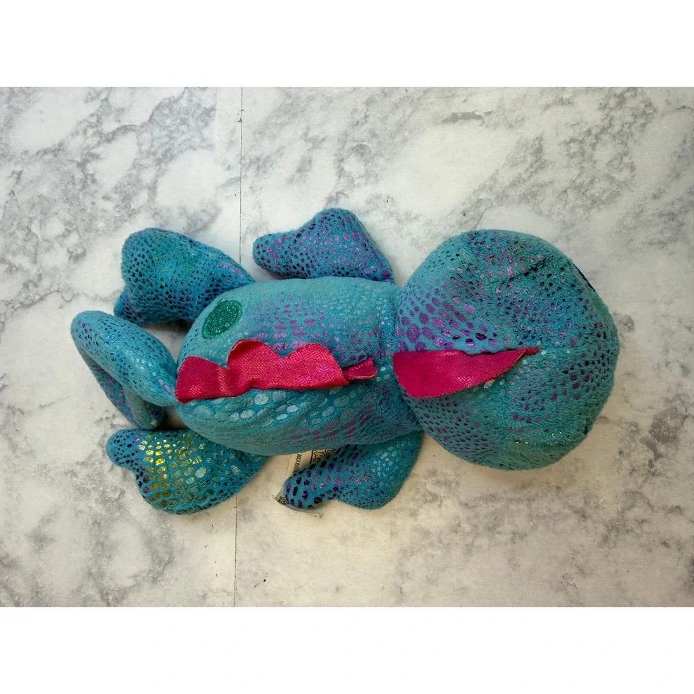 Cutetitos Partyitos Blue Dragon Plush Shimmer Basic Fun 39189 Collectible 7.5